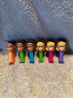Set of 6 European Smart Vitamin Pez Boys and Girls Retired